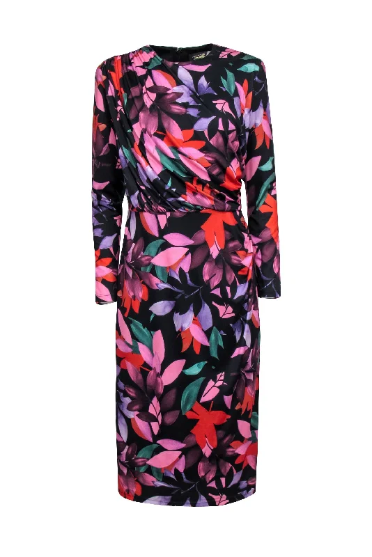 Off - the - Shoulder Women Dress for a Romantic and Feminine Look Off - the - Shoulder Women Dress for a Romantic and Feminine Look Alexia Admor - Black w/ Purple, Red, & Multi Color Floral Print Dress Sz M Off - the - Shoulder Women Dress for a Romantic and Feminine Look Off - the - Shoulder Women Dress for a Romantic and Feminine Look Alexia Admor - Black w/ Purple, Red, & Multi Color Floral Print Dress Sz M