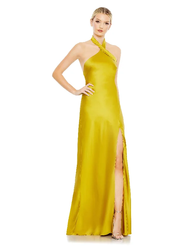 Halter Neck Women Dress to Show Off the Shoulders and Neckline Halter Neck Women Dress to Show Off the Shoulders and Neckline Asymmetrical Crisscross Halter Gown Halter Neck Women Dress to Show Off the Shoulders and Neckline Halter Neck Women Dress to Show Off the Shoulders and Neckline Asymmetrical Crisscross Halter Gown