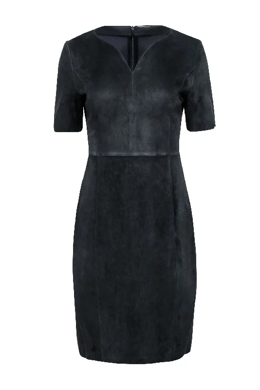 Mini Women Dress with a Short Hem for a Young and Trendy Style Mini Women Dress with a Short Hem for a Young and Trendy Style Elie Tahari - Charcoal Grey Suede Front Shift Dress Sz 8 Mini Women Dress with a Short Hem for a Young and Trendy Style Mini Women Dress with a Short Hem for a Young and Trendy Style Elie Tahari - Charcoal Grey Suede Front Shift Dress Sz 8