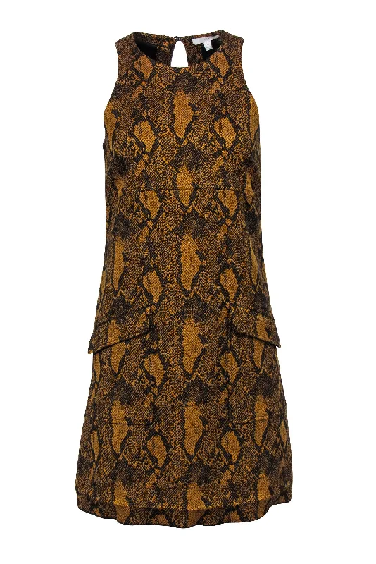 Off - the - Shoulder Women Dress for a Romantic and Feminine Look Off - the - Shoulder Women Dress for a Romantic and Feminine Look Joie - Camel & Black Sleeveless Animal Print A-line Dress Sz XS Off - the - Shoulder Women Dress for a Romantic and Feminine Look Off - the - Shoulder Women Dress for a Romantic and Feminine Look Joie - Camel & Black Sleeveless Animal Print A-line Dress Sz XS