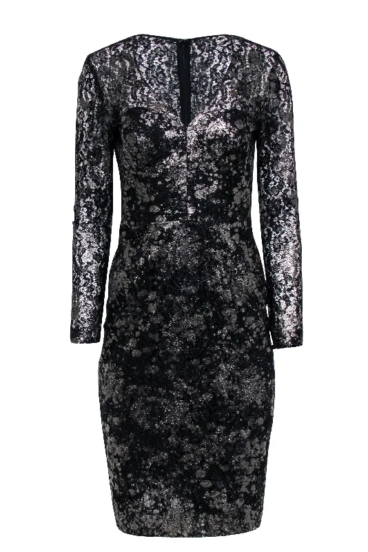 Pleated Women Dress with a Timeless and Elegant Texture Pleated Women Dress with a Timeless and Elegant Texture Lela Rose - Black Silver-Dusted Metallic Lace Dress Sz 4 Pleated Women Dress with a Timeless and Elegant Texture Pleated Women Dress with a Timeless and Elegant Texture Lela Rose - Black Silver-Dusted Metallic Lace Dress Sz 4