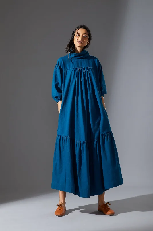 Wrap - Style Women Dress with Adjustable Fit for All Body Types Wrap - Style Women Dress with Adjustable Fit for All Body Types MATI NEW PRACI- AW BLUE Wrap - Style Women Dress with Adjustable Fit for All Body Types Wrap - Style Women Dress with Adjustable Fit for All Body Types MATI NEW PRACI- AW BLUE