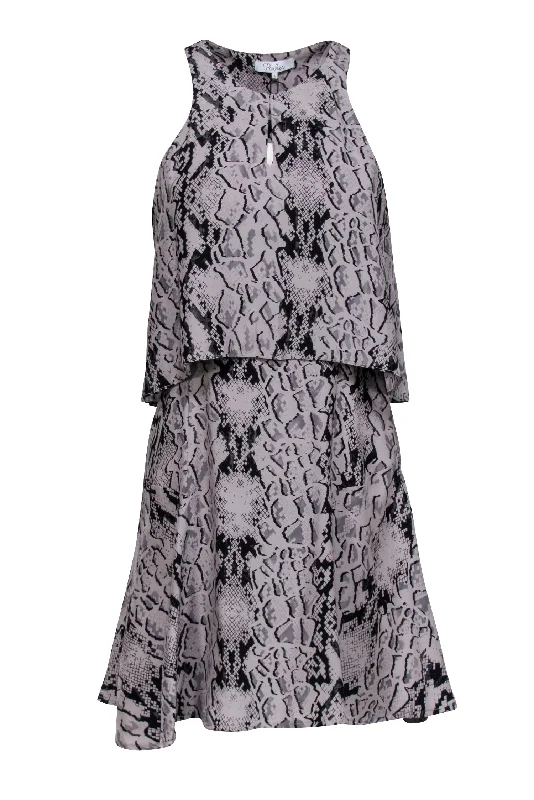 Lace - Embellished Women Dress for an Elegant and Sophisticated Appearance Lace - Embellished Women Dress for an Elegant and Sophisticated Appearance Parker - Grey & Black Snakeskin Print Sleeveless Dress Sz 0 Lace - Embellished Women Dress for an Elegant and Sophisticated Appearance Lace - Embellished Women Dress for an Elegant and Sophisticated Appearance Parker - Grey & Black Snakeskin Print Sleeveless Dress Sz 0