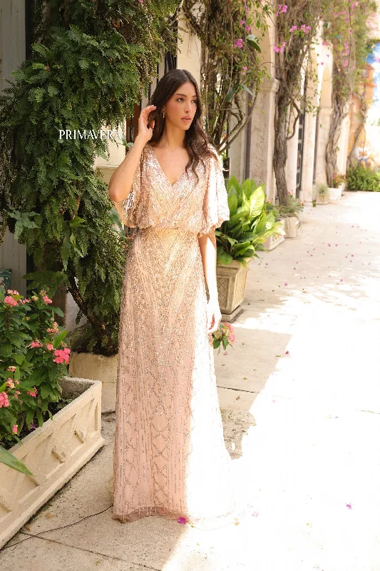 Ruffled Women Dress with Multiple Layers for a Playful and Girly Style Ruffled Women Dress with Multiple Layers for a Playful and Girly Style Primavera 13119 Ruffled Women Dress with Multiple Layers for a Playful and Girly Style Ruffled Women Dress with Multiple Layers for a Playful and Girly Style Primavera 13119