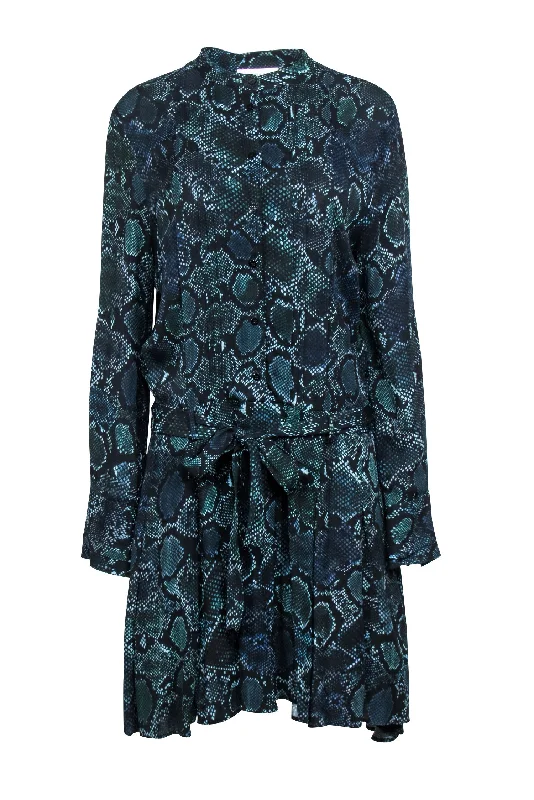 Maxi Women Dress with Floral Print for a Bohemian Vibe Maxi Women Dress with Floral Print for a Bohemian Vibe Reiss - Black & Green Snake Skin Print Button Front Dress Sz 10 Maxi Women Dress with Floral Print for a Bohemian Vibe Maxi Women Dress with Floral Print for a Bohemian Vibe Reiss - Black & Green Snake Skin Print Button Front Dress Sz 10