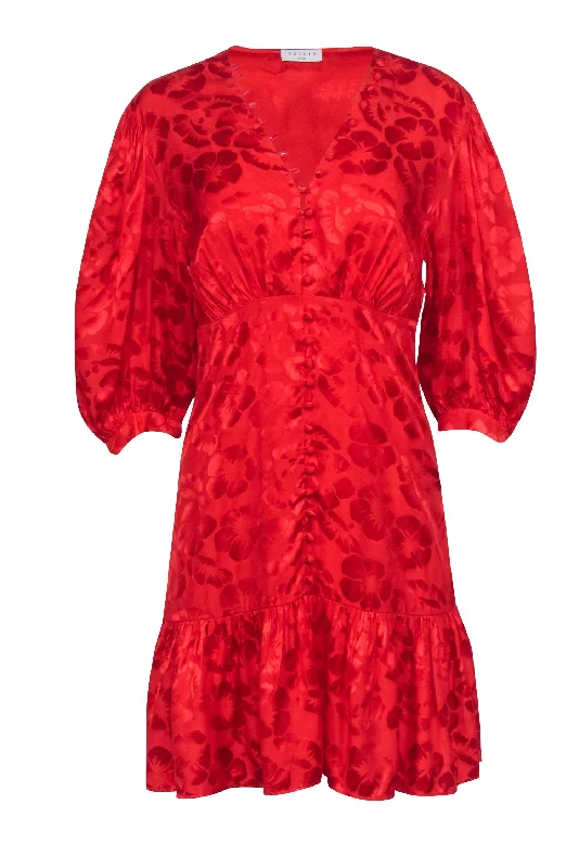 Pleated Women Dress with a Timeless and Elegant Texture Pleated Women Dress with a Timeless and Elegant Texture Sandro - Red Silk Blend Floral Jacquard "Azelie" Mini Dress Sz 6 Pleated Women Dress with a Timeless and Elegant Texture Pleated Women Dress with a Timeless and Elegant Texture Sandro - Red Silk Blend Floral Jacquard "Azelie" Mini Dress Sz 6