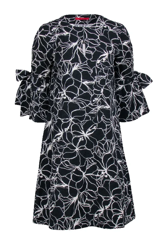 Wrap - Style Women Dress with Adjustable Fit for All Body Types Wrap - Style Women Dress with Adjustable Fit for All Body Types Carolina Herrera - Black & White Floral Print Bell Sleeve Shift Dress Sz S Wrap - Style Women Dress with Adjustable Fit for All Body Types Wrap - Style Women Dress with Adjustable Fit for All Body Types Carolina Herrera - Black & White Floral Print Bell Sleeve Shift Dress Sz S