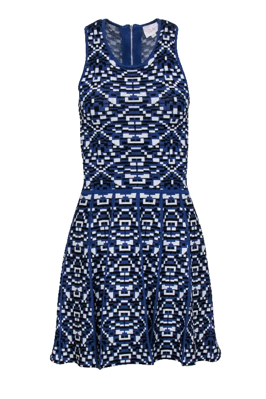 Shift Women Dress with a Simple and Classic Design for Everyday Wear Shift Women Dress with a Simple and Classic Design for Everyday Wear Parker - Blue & White Abstract Geometric Pattern Mini Dress Sz S Shift Women Dress with a Simple and Classic Design for Everyday Wear Shift Women Dress with a Simple and Classic Design for Everyday Wear Parker - Blue & White Abstract Geometric Pattern Mini Dress Sz S