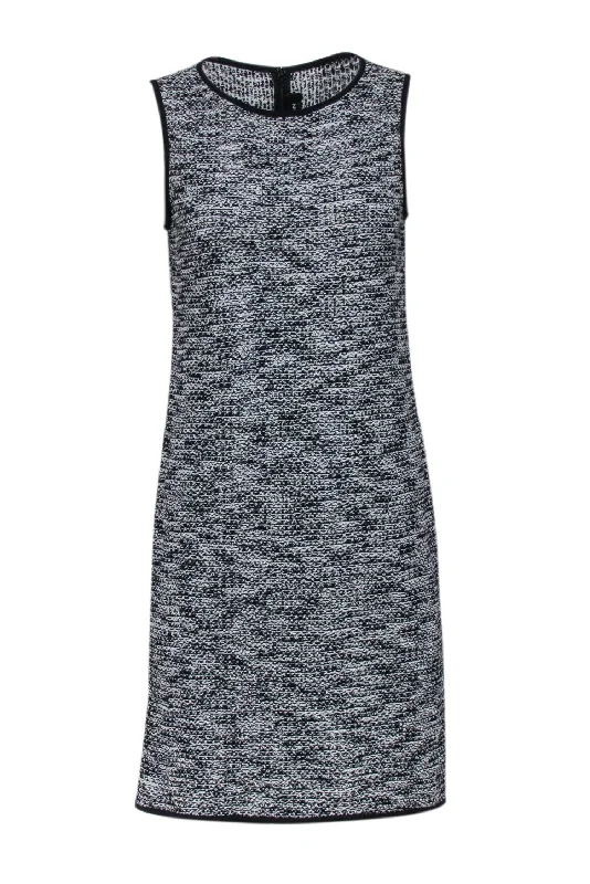 Halter Neck Women Dress to Show Off the Shoulders and Neckline Halter Neck Women Dress to Show Off the Shoulders and Neckline St. John - Black & White Tweed Sleeveless Shift Dress Sz 4 Halter Neck Women Dress to Show Off the Shoulders and Neckline Halter Neck Women Dress to Show Off the Shoulders and Neckline St. John - Black & White Tweed Sleeveless Shift Dress Sz 4
