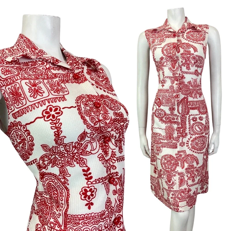 Sleeveless Women Dress in Bright Colors for Summer Parties Sleeveless Women Dress in Bright Colors for Summer Parties VINTAGE 60s 70s WHITE RED PSYCHEDELIC FLOWER FOLK SLEEVELESS SHIRT DRESS 12 Sleeveless Women Dress in Bright Colors for Summer Parties Sleeveless Women Dress in Bright Colors for Summer Parties VINTAGE 60s 70s WHITE RED PSYCHEDELIC FLOWER FOLK SLEEVELESS SHIRT DRESS 12