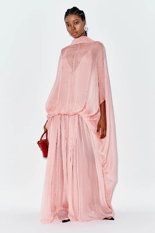 Velvet maxi dresses with long sleeves for winter weddingsCarnation Blouson Gathered Chiffon Maxi Dress Velvet maxi dresses with long sleeves for winter weddingsCarnation Blouson Gathered Chiffon Maxi Dress