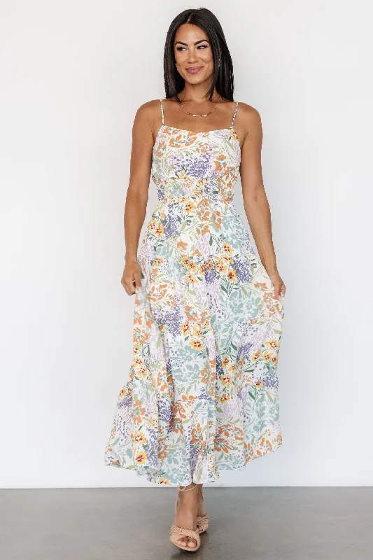 Satin maxi dresses with a high - low hem for a modern twistLille Tank Dress | Multi Print Satin maxi dresses with a high - low hem for a modern twistLille Tank Dress | Multi Print