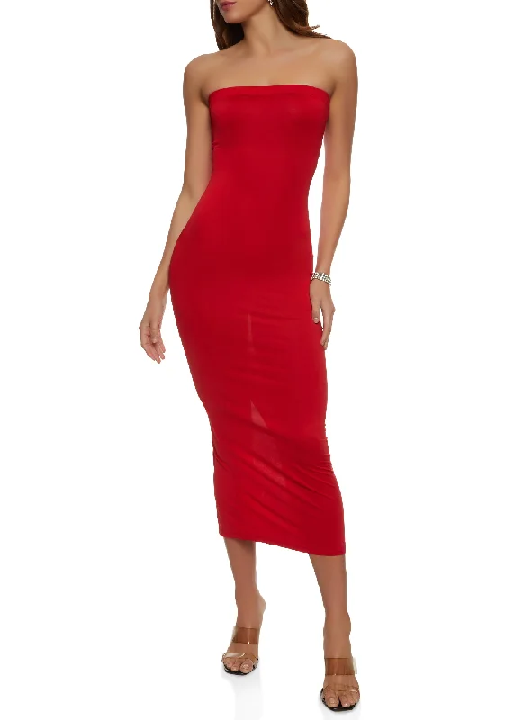 Sequined maxi dresses for formal evening galasBasic Maxi Tube Dress
