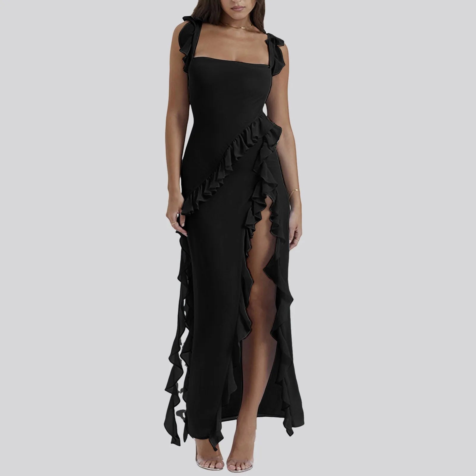 Strapless maxi dresses for a beachside vacationFashionSierra - Ruffles Chiffon Maxi Dress For Women 2024 Backless Split Sexy Black Long Wedding Party Elegant Luxury Chic Female Strapless maxi dresses for a beachside vacationFashionSierra - Ruffles Chiffon Maxi Dress For Women 2024 Backless Split Sexy Black Long Wedding Party Elegant Luxury Chic Female