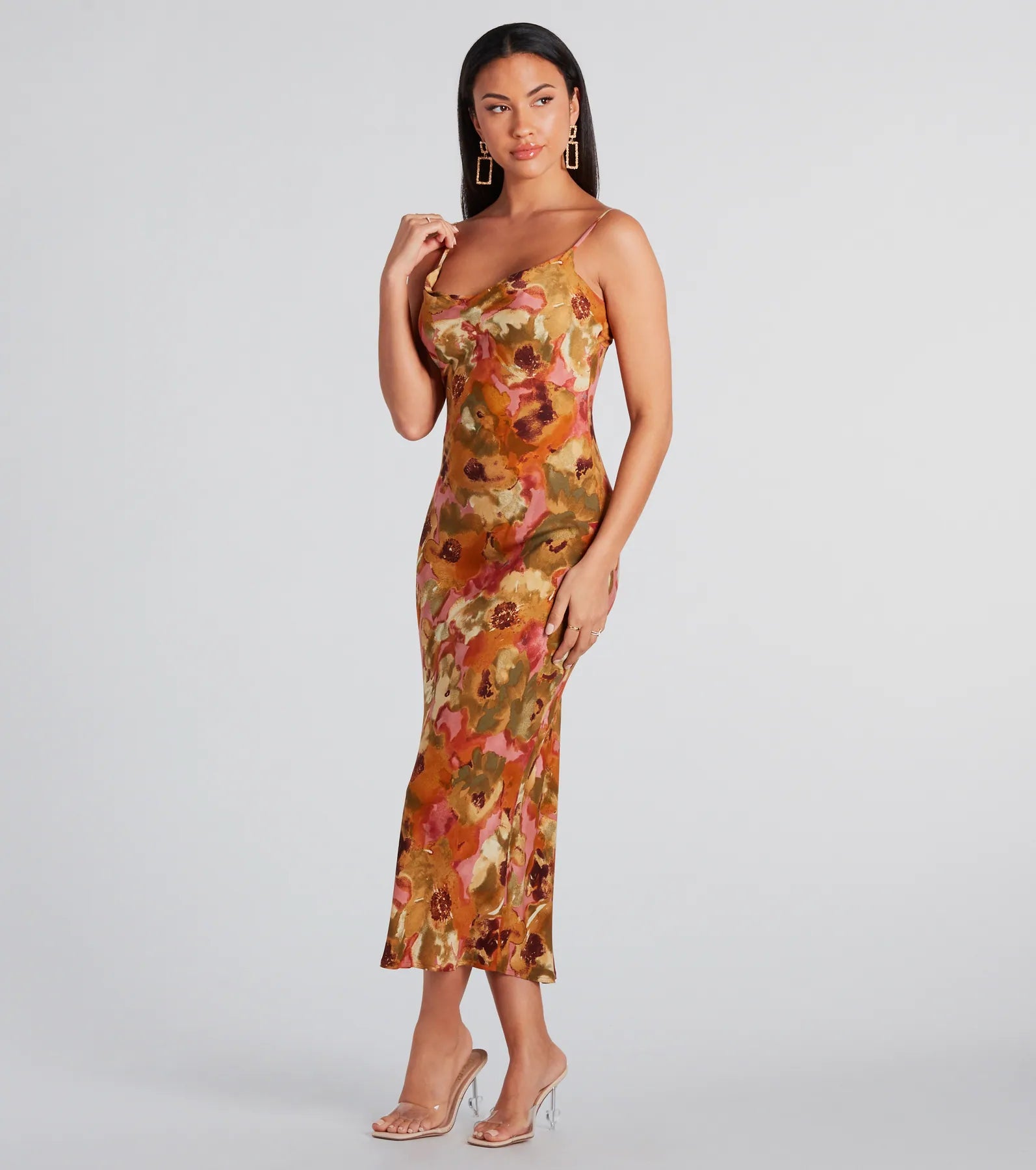 Midi dresses with ribbed textures for a unique and tactile appearanceSimply Fine In Floral A-Line Midi Dress Midi dresses with ribbed textures for a unique and tactile appearanceSimply Fine In Floral A-Line Midi Dress