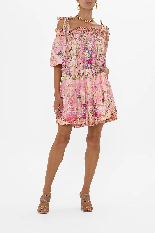Mini dresses with pocket details for added functionalityOFF SHOULDER FRILL DRESS WITH STRAPS TOTALLY OZMOPOLITAN Mini dresses with pocket details for added functionalityOFF SHOULDER FRILL DRESS WITH STRAPS TOTALLY OZMOPOLITAN