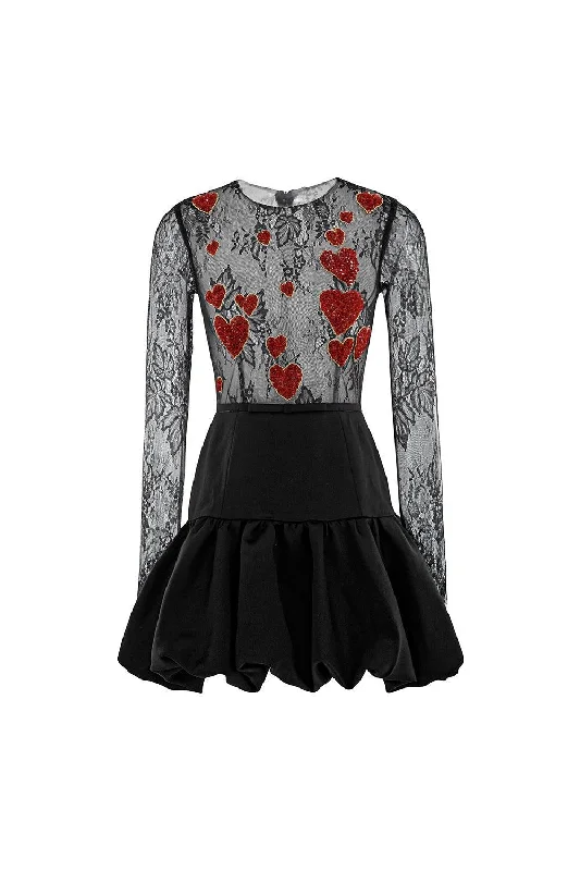 Strapless mini dresses for a beach vacationChaos A-line Long Sleeved Lace Mini Dress Strapless mini dresses for a beach vacationChaos A-line Long Sleeved Lace Mini Dress