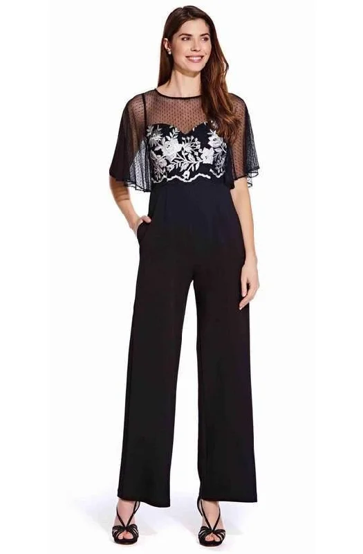 Wedding guest dresses with pom - pom trims for a playful lookAdrianna Papell AP1E205755 Formal Floral Jumpsuit Wedding guest dresses with pom - pom trims for a playful lookAdrianna Papell AP1E205755 Formal Floral Jumpsuit