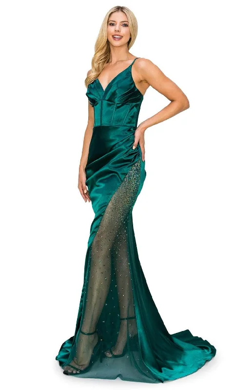 Wrap - style wedding guest dresses with bow accentsCinderella Couture 8037J - Sleeveless Corset Prom Dress Wrap - style wedding guest dresses with bow accentsCinderella Couture 8037J - Sleeveless Corset Prom Dress