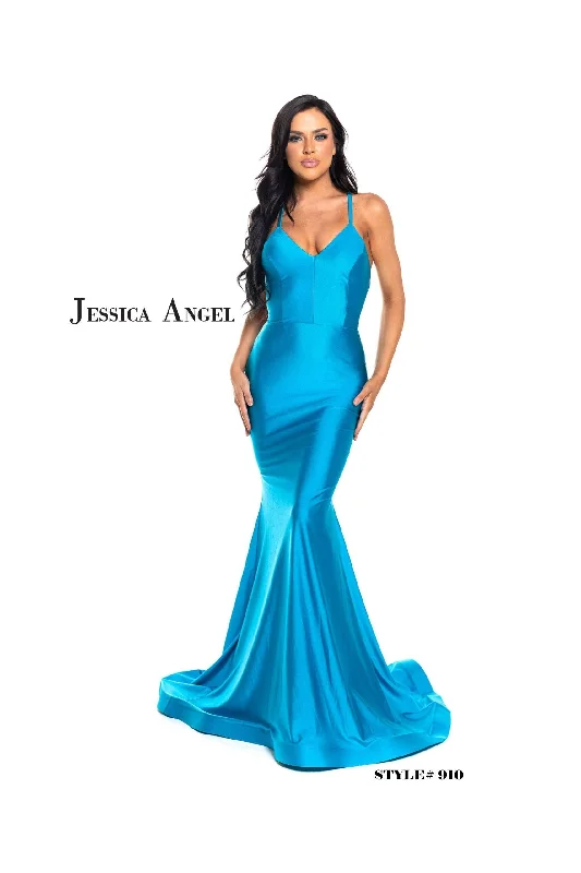 Bodycon dress for a date night​Jessica Angel Long Formal Fitted Dress 910