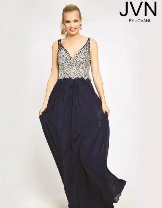 Bodycon dress for a bridal shower​Jovani 20381 Formal Long Sleeveless Prom Dress