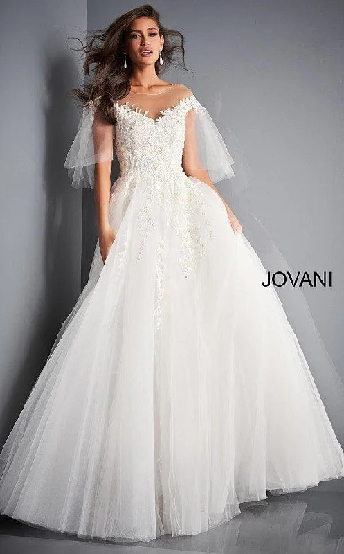 Sleeveless wedding guest dresses with ruffled hemsJovani 67209 Long A-line Wedding Dress JB Sleeveless wedding guest dresses with ruffled hemsJovani 67209 Long A-line Wedding Dress JB