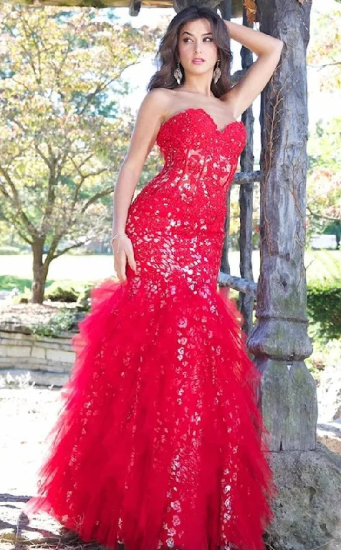 Bodycon dress for a cocktail party​Jovani 1531 Sexy Strapless Long Prom Dress