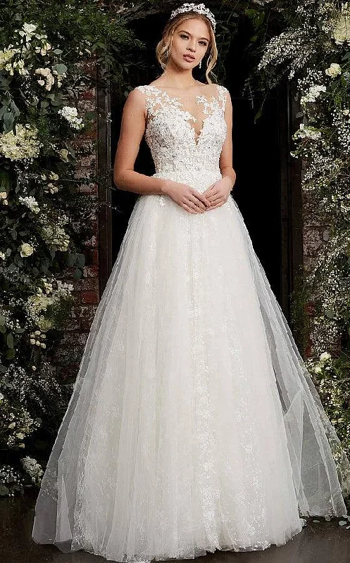 Bodycon dress for a homecoming dance​Jovani 68167 Sleeveless Long Wedding Gown JB