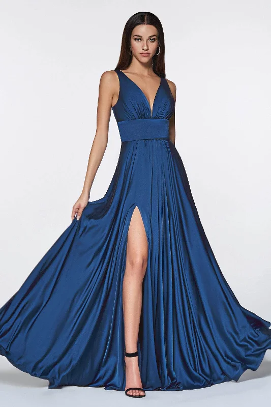 Lace - and - tulle wedding guest dresses with sweetheart necklinesLadivine 7469 Soft Satin Dress Lace - and - tulle wedding guest dresses with sweetheart necklinesLadivine 7469 Soft Satin Dress
