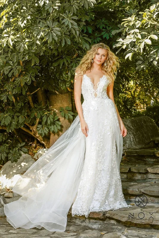 Long Wedding Dress with Train