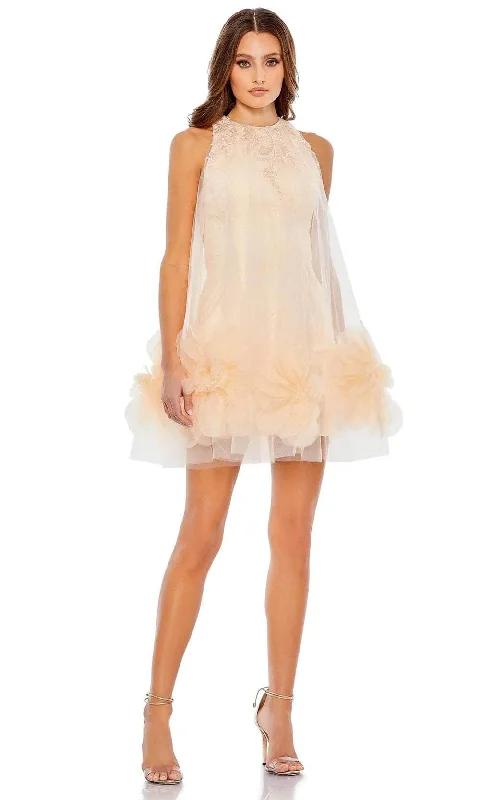 Geometric - printed cocktail dresses with a long - sleeve optionMac Duggal 11294 - Ruffled Tulle Overlay Cocktail Dress Geometric - printed cocktail dresses with a long - sleeve optionMac Duggal 11294 - Ruffled Tulle Overlay Cocktail Dress