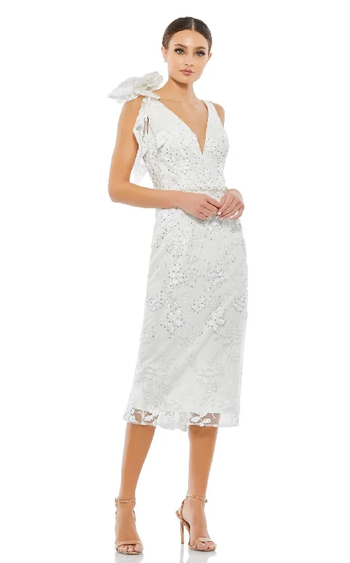 Animal - print cocktail dresses with a V - neck for a fierce lookMac Duggal 79337 Dress Animal - print cocktail dresses with a V - neck for a fierce lookMac Duggal 79337 Dress