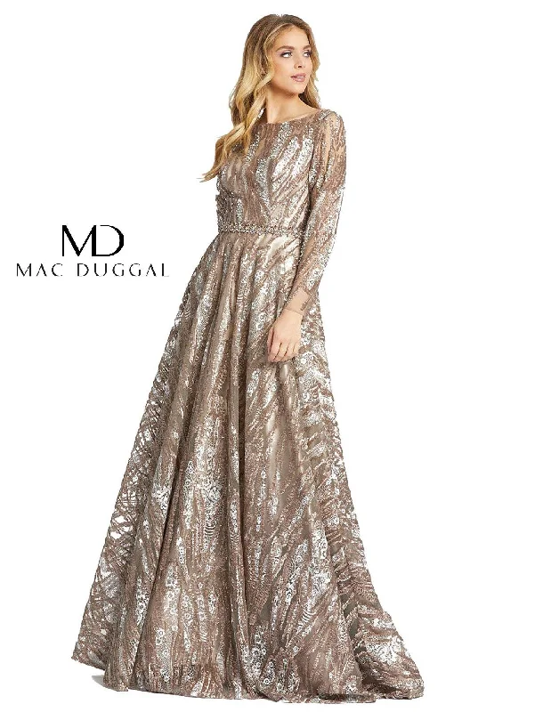 Maxi wedding guest dresses with floral prints for summer weddingsMac Duggal Long Sleeve Beaded Formal Evening Dress Maxi wedding guest dresses with floral prints for summer weddingsMac Duggal Long Sleeve Beaded Formal Evening Dress