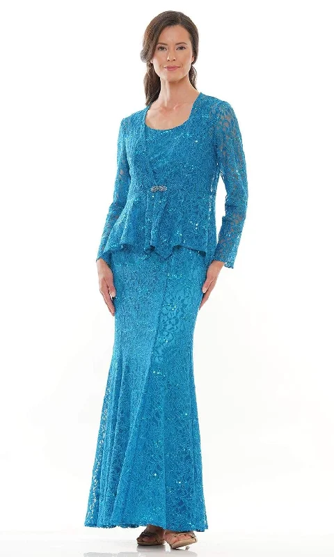 Sheath - style wedding guest dresses with lace overlaysMarsoni by Colors - M301 Scoop Fit and Flare Evening Dress Sheath - style wedding guest dresses with lace overlaysMarsoni by Colors - M301 Scoop Fit and Flare Evening Dress