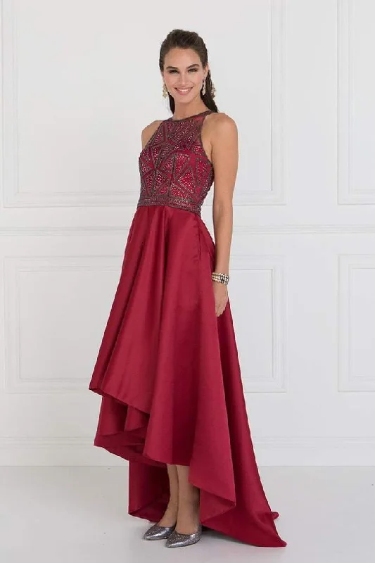 Strapless wedding guest dresses with rhinestone - studded bodicesHomecoming High Low Prom Dress Strapless wedding guest dresses with rhinestone - studded bodicesHomecoming High Low Prom Dress