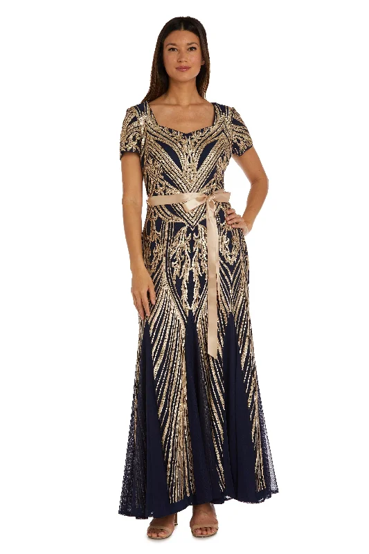 Geometric - printed wedding guest dresses for a modern weddingR&M Richards 7385P Long Formal Petite Dress Geometric - printed wedding guest dresses for a modern weddingR&M Richards 7385P Long Formal Petite Dress