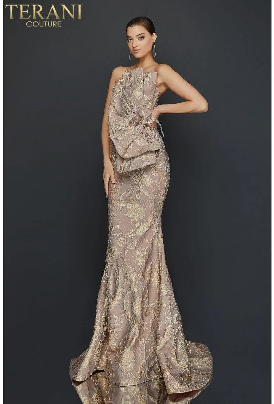 Ruffled - sleeve wedding guest dresses in light blue for a spring weddingTerani Couture 1921E0137 Sleeveless Long Prom Dress Ruffled - sleeve wedding guest dresses in light blue for a spring weddingTerani Couture 1921E0137 Sleeveless Long Prom Dress