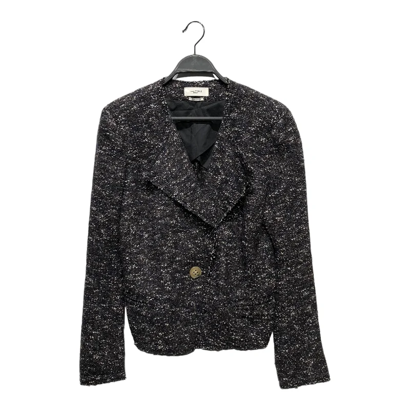 Women's knee - length wool blend coats with a fur collar for added warmthISABEL MARANT ETOILE/Jacket/44/Cotton/GRY/ Women's knee - length wool blend coats with a fur collar for added warmthISABEL MARANT ETOILE/Jacket/44/Cotton/GRY/