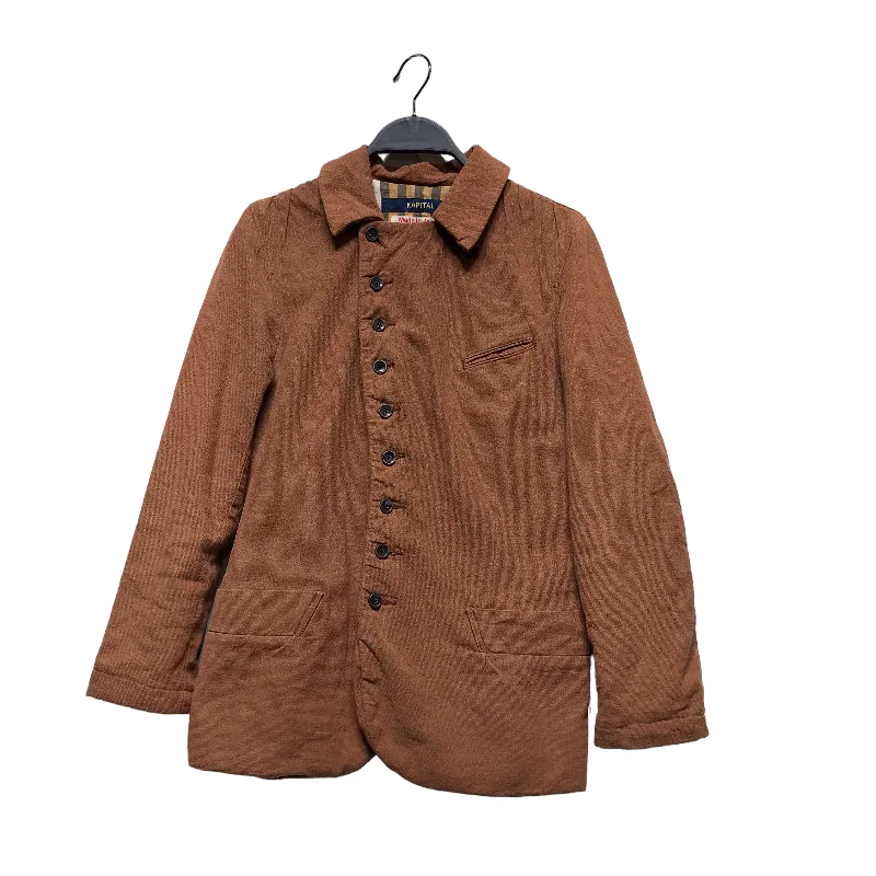 Quilted down women's coats with removable hoods for outdoor activitiesKAPITAL/Tailored Jkt/S/Cotton/CML Quilted down women's coats with removable hoods for outdoor activitiesKAPITAL/Tailored Jkt/S/Cotton/CML