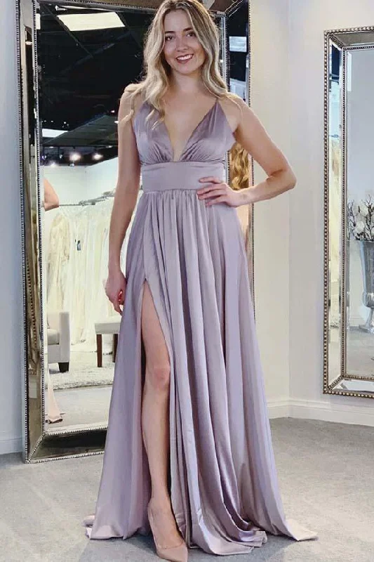 Party dresses with a handkerchief hem for a unique and flowing styleA-Line Spaghetti Straps Royal Blue Satin Prom Party Dresses with Split PG697 Party dresses with a handkerchief hem for a unique and flowing styleA-Line Spaghetti Straps Royal Blue Satin Prom Party Dresses with Split PG697