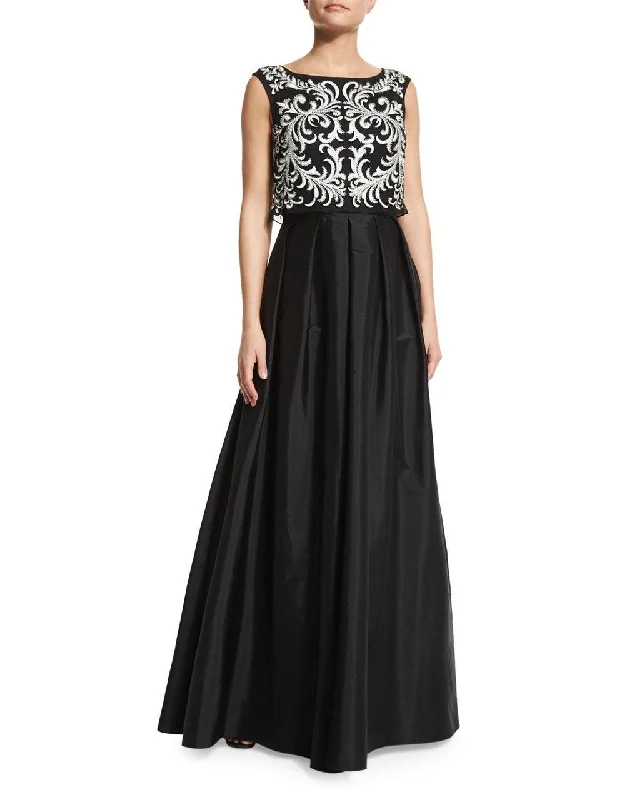 Prom dresses with lace - up side panels and ruffled bodices for a feminine and detailed lookAidan Mattox - Embroided A line Long Dress 54470750 Prom dresses with lace - up side panels and ruffled bodices for a feminine and detailed lookAidan Mattox - Embroided A line Long Dress 54470750
