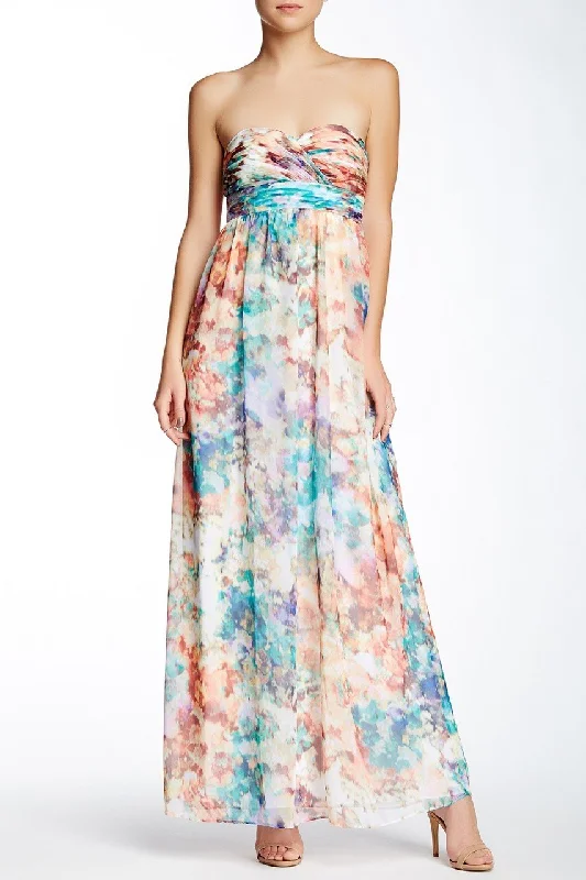 Formal dresses with asymmetric ruffled hems and high - low designs for a fashion - forward and dynamic appearanceAidan Mattox - Ruched Sweetheart Dress 141611810 Formal dresses with asymmetric ruffled hems and high - low designs for a fashion - forward and dynamic appearanceAidan Mattox - Ruched Sweetheart Dress 141611810