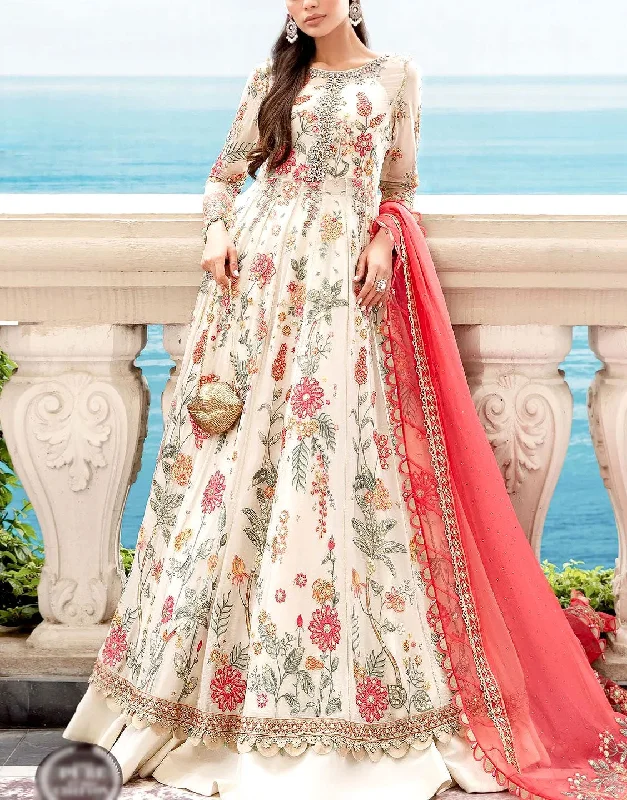 Sleeveless party dresses made of silk for a luxurious feelLuxury Heavy Embroidered White Chiffon Maxi Dress 2024 (DZ17577) Sleeveless party dresses made of silk for a luxurious feelLuxury Heavy Embroidered White Chiffon Maxi Dress 2024 (DZ17577)