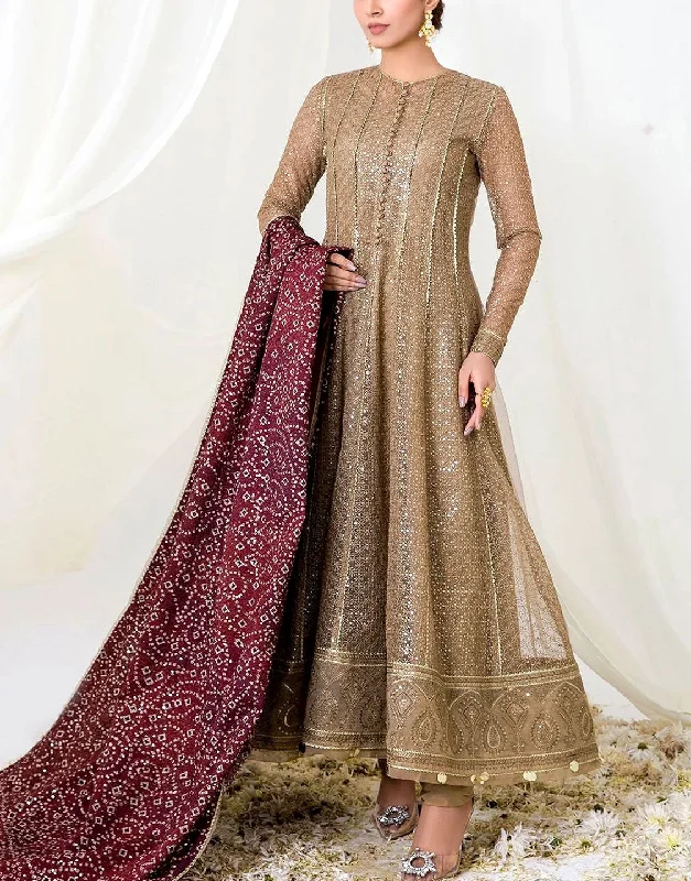 Beach party dresses made of lightweight and breathable fabricLuxurious Heavy Embroidered NET Bridal Maxi with Raw Silk Dupatta (DZ17659) Beach party dresses made of lightweight and breathable fabricLuxurious Heavy Embroidered NET Bridal Maxi with Raw Silk Dupatta (DZ17659)