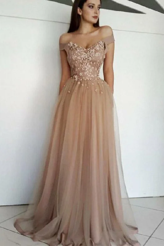 Party dresses with a detachable train for added versatilityGlamour Off Shoulder Chiffon Prom Evening Dress with Beaded PG746 Party dresses with a detachable train for added versatilityGlamour Off Shoulder Chiffon Prom Evening Dress with Beaded PG746