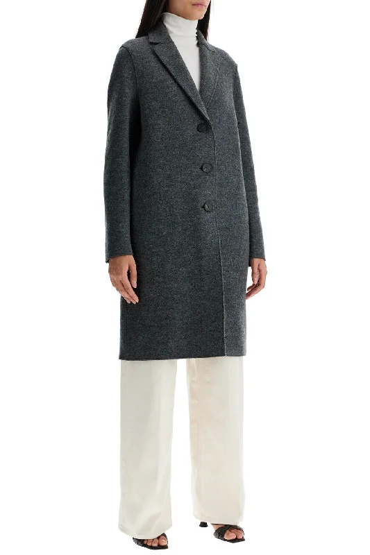 Women's waterproof parka coats with multiple pockets for practicalityHarris Wharf London Single-Breasted Wool Coat In Boiled Women's waterproof parka coats with multiple pockets for practicalityHarris Wharf London Single-Breasted Wool Coat In Boiled