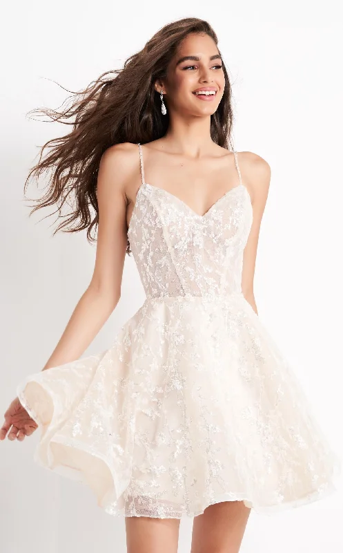 Party dresses with a unique neckline, like a sweetheart or square neckJovani JVN04574BG Dress Party dresses with a unique neckline, like a sweetheart or square neckJovani JVN04574BG Dress