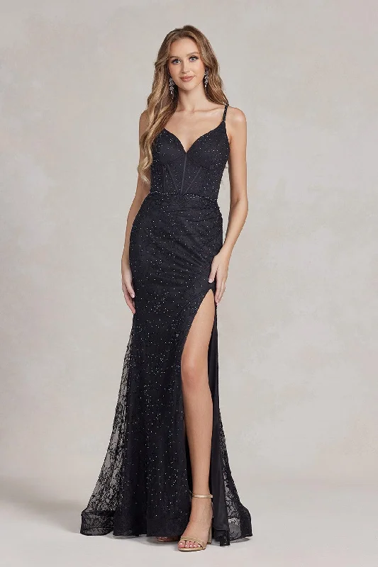 Party dresses with a metallic finish for a shiny and eye - catching effectNox Anabel B1145 Long Formal Sexy Prom Dress Party dresses with a metallic finish for a shiny and eye - catching effectNox Anabel B1145 Long Formal Sexy Prom Dress