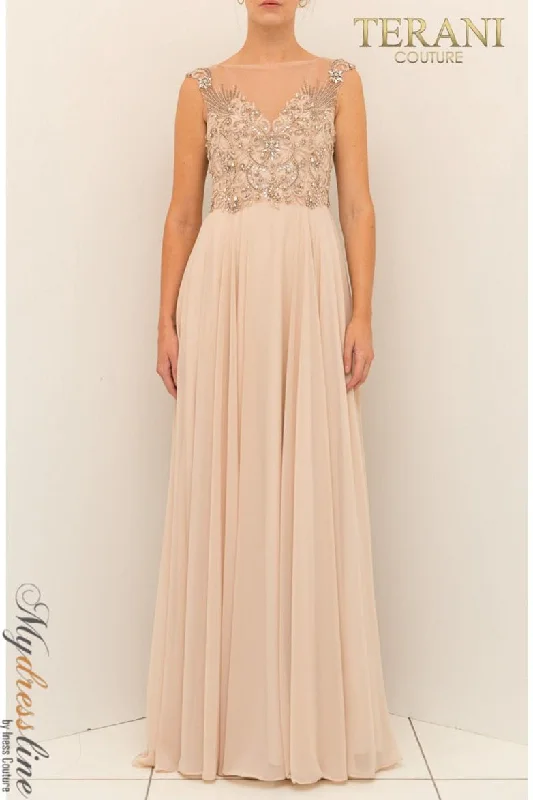 Prom dresses with keyhole backs and rhinestone - studded straps for a flirty lookTerani Couture 2021M3005 Prom dresses with keyhole backs and rhinestone - studded straps for a flirty lookTerani Couture 2021M3005