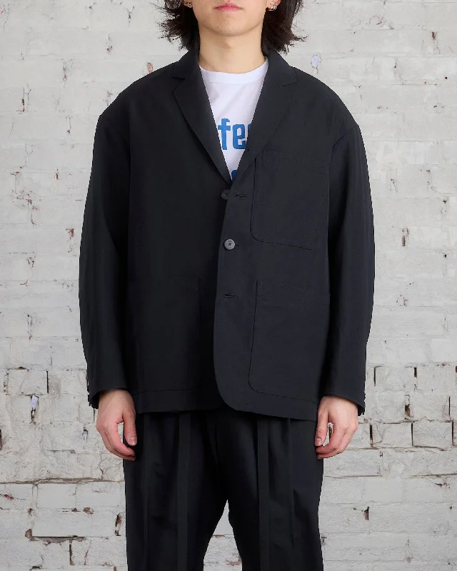 Women's long - sleeve wool coats in a houndstooth pattern for a classic charmvisvim Railwood Blazer Jacket Black Women's long - sleeve wool coats in a houndstooth pattern for a classic charmvisvim Railwood Blazer Jacket Black